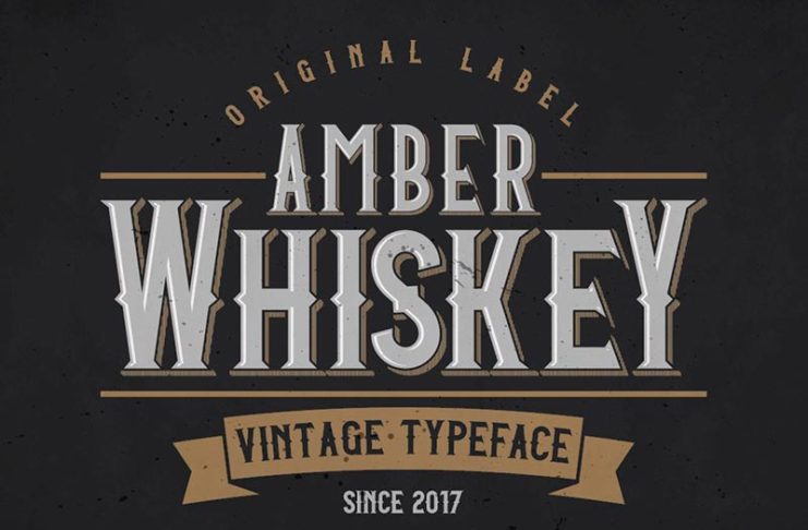 Шрифт Amber Whiskey бесплатно