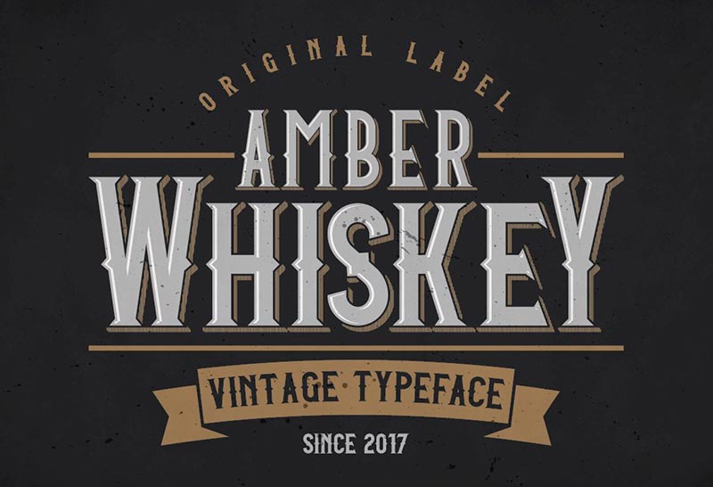 Шрифт Amber Whiskey бесплатно