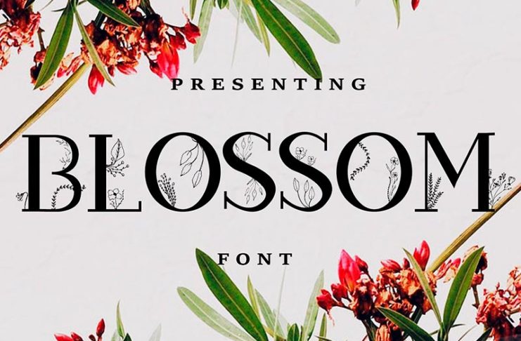 Шрифт Blossom бесплатно