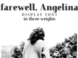 Шрифт Farewell Angelina бесплатно