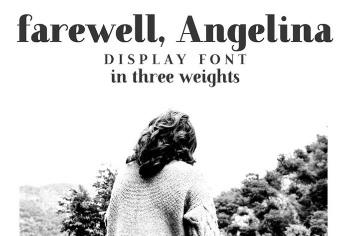 Шрифт Farewell Angelina бесплатно