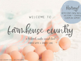 Шрифт Farmhouse Country бесплатно