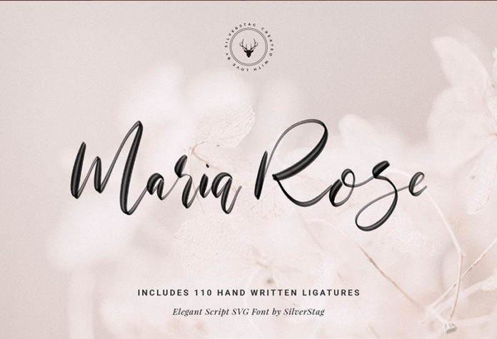 Шрифт Maria Rose бесплатно