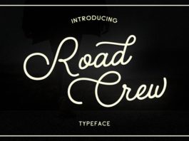 Шрифт Road Crew бесплатно