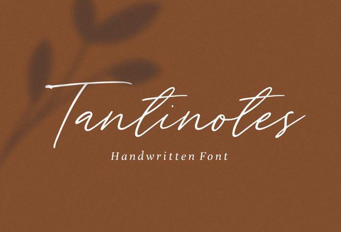 Шрифт Tantinotes бесплатно