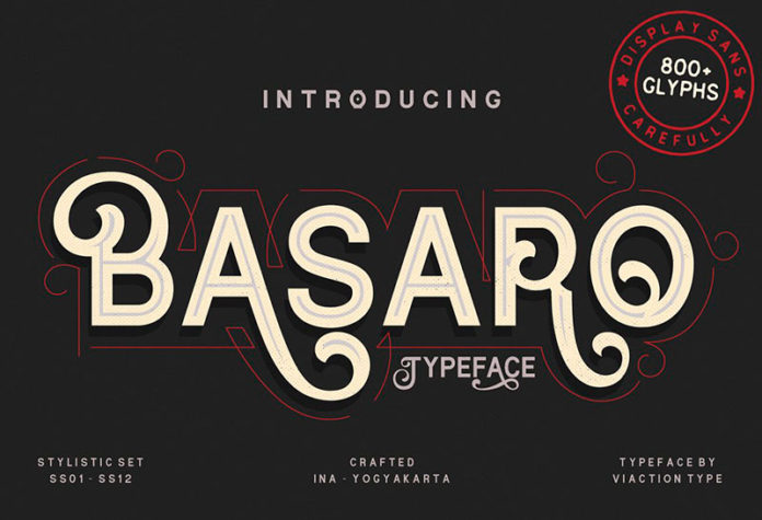 Шрифт Basaro бесплатно