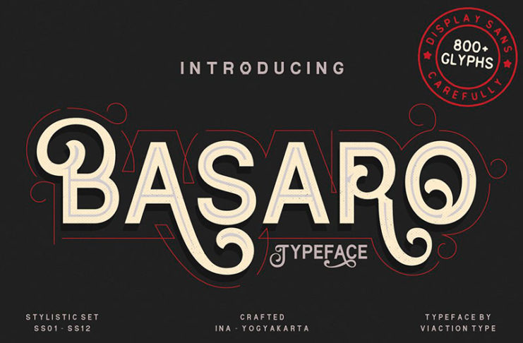 Шрифт Basaro бесплатно