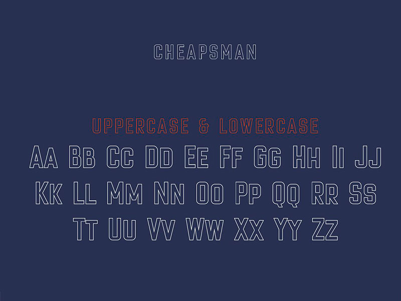 Шрифт Cheapsman Sans бесплатно