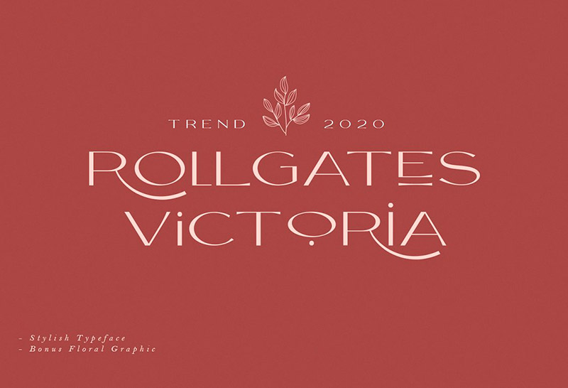 Шрифт Rollgates Victoria бесплатно