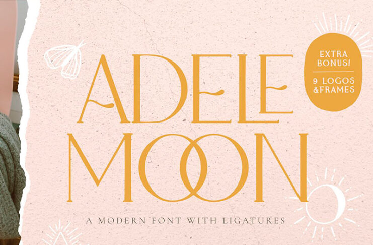 Шрифт Adele Moon бесплатно